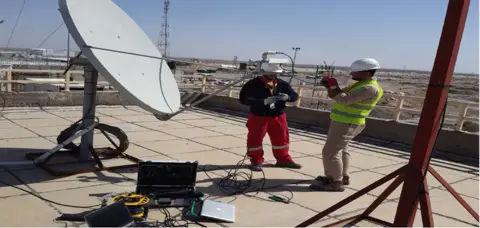 تشغيل نظام VSAT